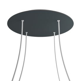   Round XXL Rose-One 4-hole and 4-side hole ceiling rosette set, 400 mm