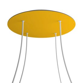   Round XXL Rose-One 4-hole and 4-side hole ceiling rosette set, 400 mm