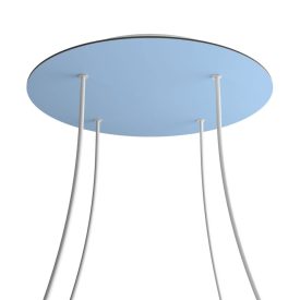   Round XXL Rose-One 4-hole and 4-side hole ceiling rosette set, 400 mm