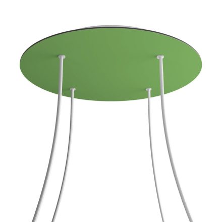 Round XXL Rose-One 4-hole and 4-side hole ceiling rosette set, 400 mm