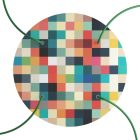 Round XXL Rose-One 4-hole and 4-side hole ceiling rose set, 400 mm - PROMO