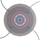 Round XXL Rose-One 4-hole and 4-side hole ceiling rose set, 400 mm - PROMO