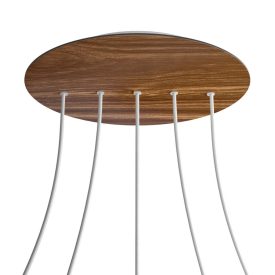   Round XXL Rose-One 5-row ceiling rose set with 4 side holes, 400 mm