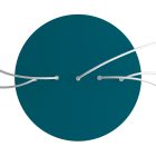 Round XXL Rose-One 5-row ceiling rose set with 4 side holes, 400 mm