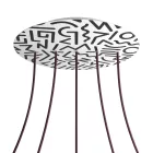  Round XXL Rose-One 5-row perforated and 4-sided perforated ceiling rose set, 400 mm - PROMO