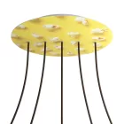  Round XXL Rose-One 5-row perforated and 4-sided perforated ceiling rose set, 400 mm - PROMO