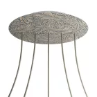  Round XXL Rose-One 5-row perforated and 4-sided perforated ceiling rose set, 400 mm - PROMO