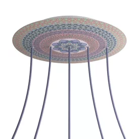    Round XXL Rose-One 5-row perforated and 4-sided perforated ceiling rose set, 400 mm - PROMO