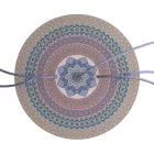  Round XXL Rose-One 5-row perforated and 4-sided perforated ceiling rose set, 400 mm - PROMO