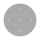 Round XXL Rose-One 5-hole and 4-side hole ceiling rosette set, 400 mm