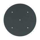 Round XXL Rose-One 5-hole and 4-side hole ceiling rosette set, 400 mm