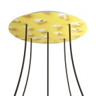 Round XXL Rose-One 5-hole and 4-side hole ceiling rose set, 400 mm - PROMO