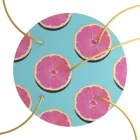 Round XXL Rose-One 5-hole and 4-side hole ceiling rose set, 400 mm - PROMO