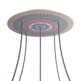   Round XXL Rose-One 5-hole and 4-side hole ceiling rose set, 400 mm - PROMO