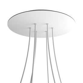   Round XXL Rose-One 6-hole and 4-side hole ceiling rosette set, 400 mm