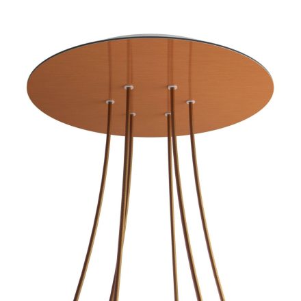 Round XXL Rose-One 6-hole and 4-side hole ceiling rosette set, 400 mm