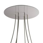 Round XXL Rose-One 6-hole and 4-side hole ceiling rosette set, 400 mm