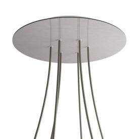   Round XXL Rose-One 6-hole and 4-side hole ceiling rosette set, 400 mm