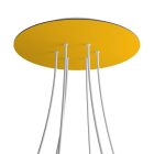 Round XXL Rose-One 6-hole and 4-side hole ceiling rosette set, 400 mm