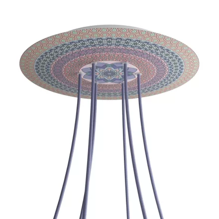  Round XXL Rose-One 6-hole and 4-side hole ceiling rose set, 400 mm - PROMO