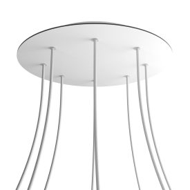   Round XXL Rose-One 8-hole and 4-side hole ceiling rosette set, 400 mm