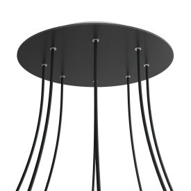   Round XXL Rose-One 8-hole and 4-side hole ceiling rosette set, 400 mm