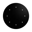 Round XXL Rose-One 8-hole and 4-side hole ceiling rosette set, 400 mm