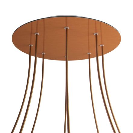 Round XXL Rose-One 8-hole and 4-side hole ceiling rosette set, 400 mm