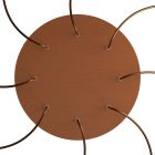 Round XXL Rose-One 8-hole and 4-side hole ceiling rosette set, 400 mm