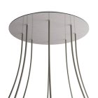 Round XXL Rose-One 8-hole and 4-side hole ceiling rosette set, 400 mm