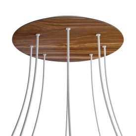   Round XXL Rose-One 8-hole and 4-side hole ceiling rosette set, 400 mm