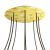  Round XXL Rose-One 8-hole and 4-side hole ceiling rose set, 400 mm - PROMO