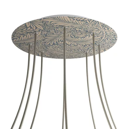  Round XXL Rose-One 8-hole and 4-side hole ceiling rose set, 400 mm - PROMO