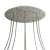  Round XXL Rose-One 8-hole and 4-side hole ceiling rose set, 400 mm - PROMO