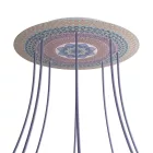  Round XXL Rose-One 8-hole and 4-side hole ceiling rose set, 400 mm - PROMO