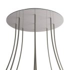 Round XXL Rose-One 9-hole and 4-side hole ceiling rosette set, 400 mm