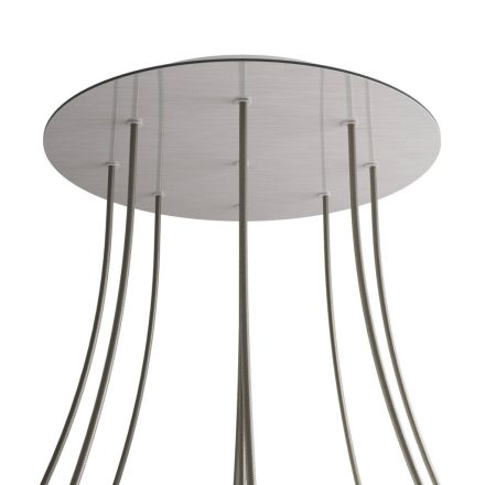 Round XXL Rose-One 9-hole and 4-side hole ceiling rosette set, 400 mm