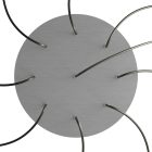 Round XXL Rose-One 9-hole and 4-side hole ceiling rosette set, 400 mm