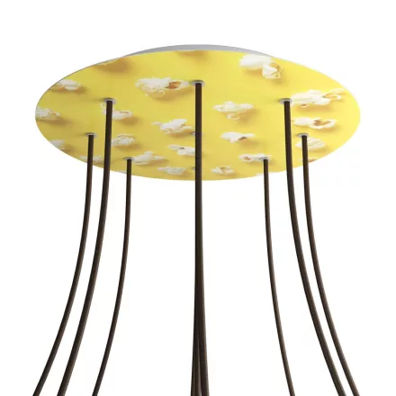  Round XXL Rose-One 9-hole and 4-side hole ceiling rose set, 400 mm - PROMO