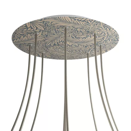  Round XXL Rose-One 9-hole and 4-side hole ceiling rose set, 400 mm - PROMO