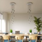  Round XXL Rose-One 9 X-shaped hole and 4-sided hole ceiling rose set, 400 mm - PROMO