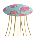  Round XXL Rose-One 9 X-shaped hole and 4-sided hole ceiling rose set, 400 mm - PROMO