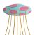  Round XXL Rose-One ceiling rose set with 9 X-shaped holes and 4 side holes, 400 mm - PROMO