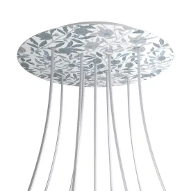    Round XXL Rose-One 9 X-shaped hole and 4-sided hole ceiling rose set, 400 mm - PROMO