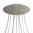  Round XXL Rose-One 9 X-shaped hole and 4-sided hole ceiling rose set, 400 mm - PROMO