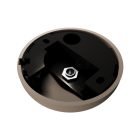 Silicone rose set with central hole and side hole arrangement