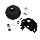 Silicone rose set with central hole and side hole arrangement