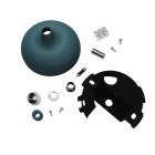 Silicone rose set with central hole and side hole arrangement