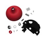 Silicone rose set with central hole and side hole arrangement