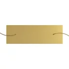 Rectangular XXL Rose-One ceiling rose set with 2 holes and 6 side holes, 675 x 225 mm